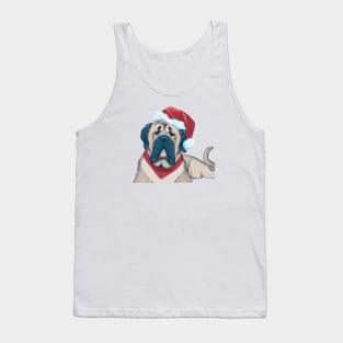 Cute Mastiff Drawing Tank Top